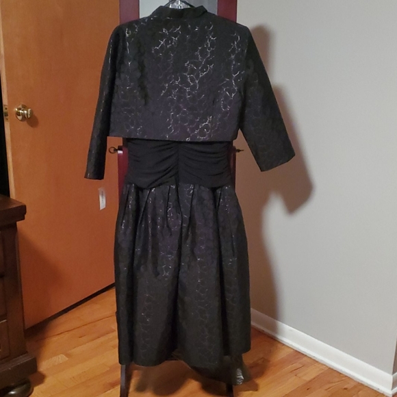 Beautiful black dress with jacket.
